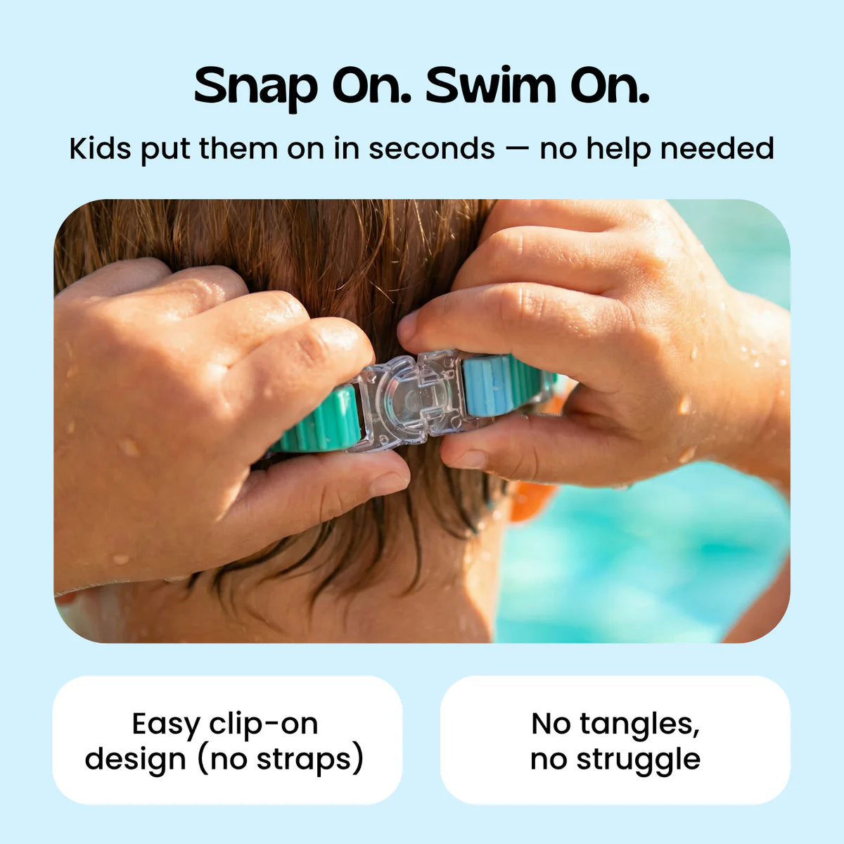 Swimggles™ Clip-On Swim Goggles Nose Clip