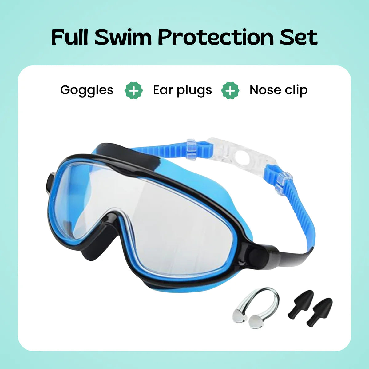 Swimggles™ Clip-On Swim Goggles Nose Clip