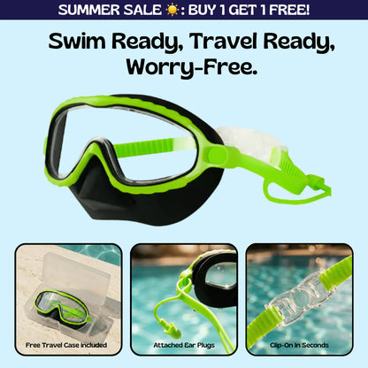 Swimggles™ Clip-On Swim Goggles Nose Cover